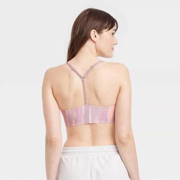 New Auden Women's Signature Smooth Unlined Bralette - Picture 2 of 11